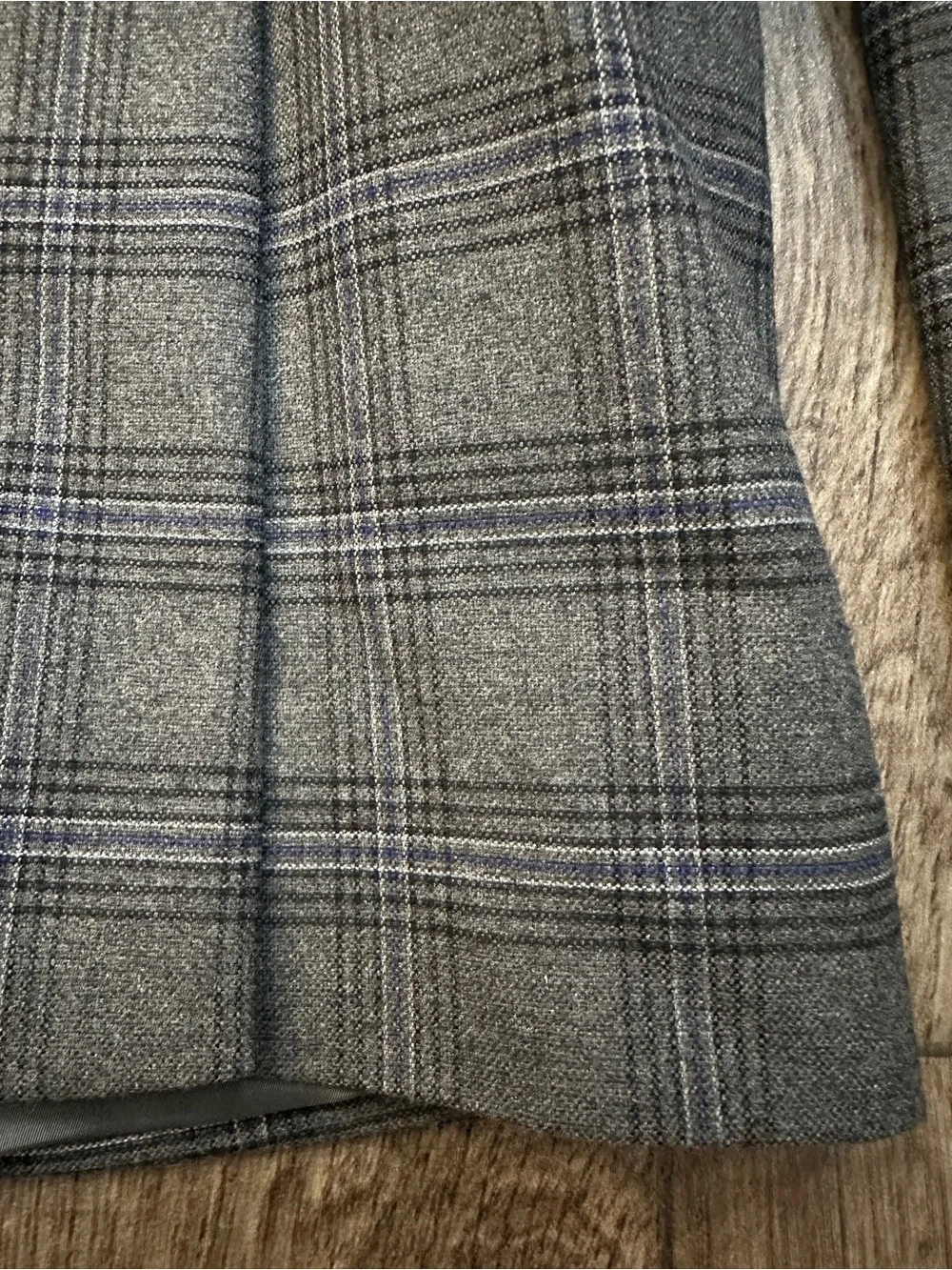 ❌JF J. Ferrar Slim Fit Ultra Comfort Classic Blazer Men’s Size 42 Reg Gray Plaid